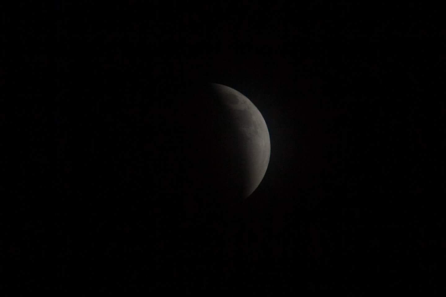 Luna poco antes de la fase total
