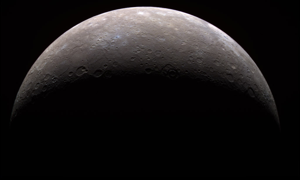 Mercurio visto por la sonda MESSENGER